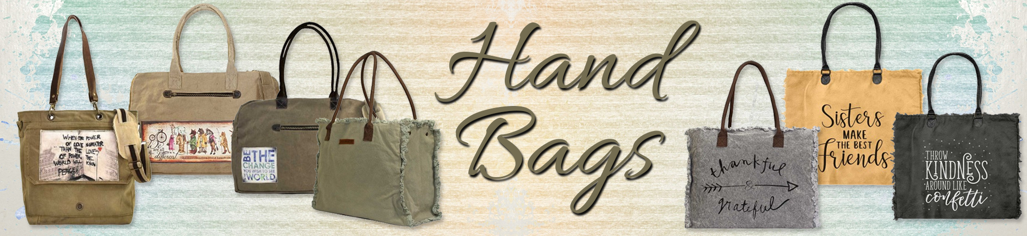hand bags banner