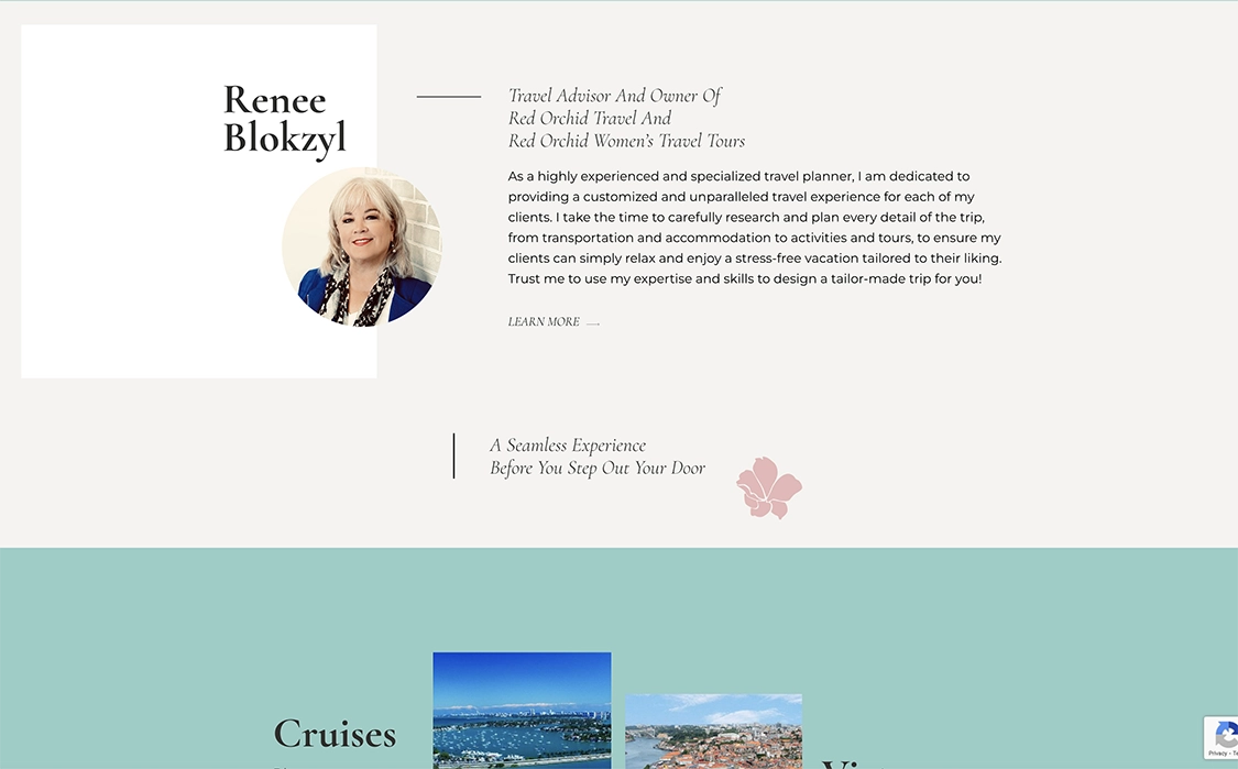 Red Orchid Travel’s website "About" section