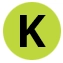Letter K headshot