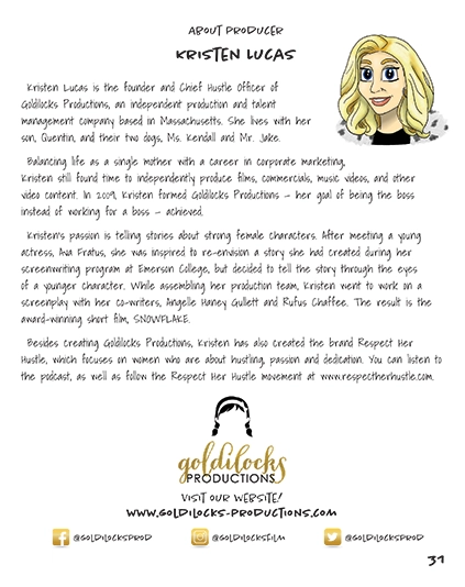 Follow Your Voice was based on the short film Snowflake. It conveys and important message to a younger audience. Goldilocks Productions is behind the making of the short film and the book.