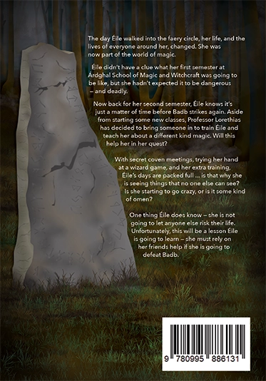 Tania Fay's second book: The Coven of Light. Surreal Graphics created the cover design to grab potential readers' attention. It was designed to give a glimpse into the world Tania created, but not give away too much!