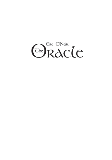 Tania Fay's first book: The Oracle. The cover was supplied.